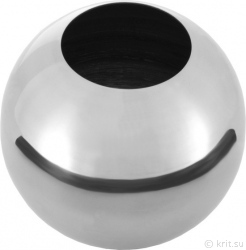 Соединитель шар торцевой 51, оконечный шар поручня (трубы) диаметром 50,8 мм, миниатюра