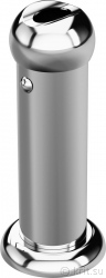 Опорная стойка торгового отбойника для трубы диаметром 38 мм с накладным методом крепления, миниатюра