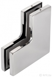 Фитинг верхний угловой стекло-стекло PSS, Верхний угловой фитинг для маятниковой двери, миниатюра