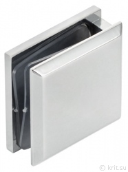 Душевой коннектор стекло-стена 2-ЦХ, Используется для крепления стеклянных панелей к стене в душевых кабинах и для ограждений., миниатюра