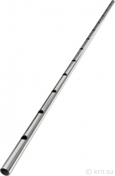 Нержавеющая труба AISI304 с перфорацией, отверстия диаметром 16 мм с шагом 100 мм, фото 2, миниатюра
