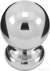 Декоративный шар с ножкой на стойку (трубу) диаметром 50,8 мм для нержавеющего ограждения, миниатюра