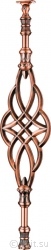Тоскана Капэр B, Балясина из магналия (Al-Mg) для лестничного ограждения c покрытием бронзовая патина, миниатюра