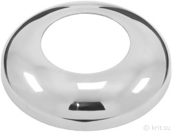 Низ стойки сферический 51, декоративная крышка сферической формы, толщиной 1,2 мм на стойку диаметром 50,8 мм, миниатюра