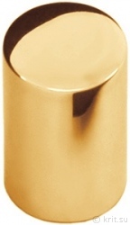 Заглушка наружняя 16 голд, Наружная заглушка под ригель 12 мм , миниатюра