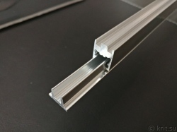 Комплект душевого профиля напольного, для неподвижного стекла в душевую кабину 3, миниатюра